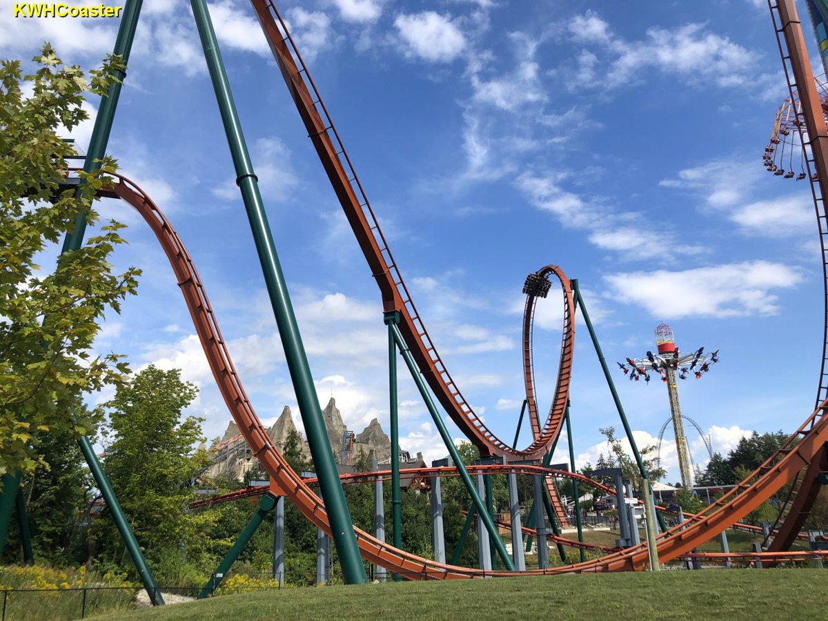 Eager to try #TundraTwister next year, but just realized that it will obscure this awesome photo vantage of #YukonStriker from the rear pathway. Take pix while you can!!