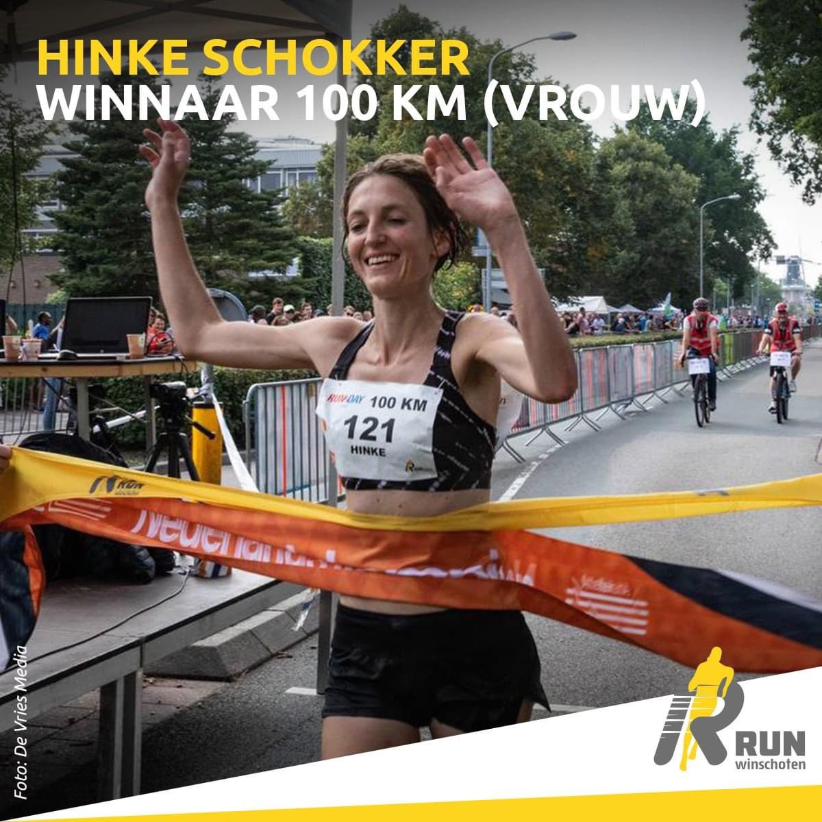 De Italiaan Simone Pessina wist zaterdag de strijd om de eerste plaats bij de 100 km mannen in zijn voordeel te beslissen, met een tijd van 06:58:42. 

Even later volgde Hinke Schokker met een tijd van 07:47:25!