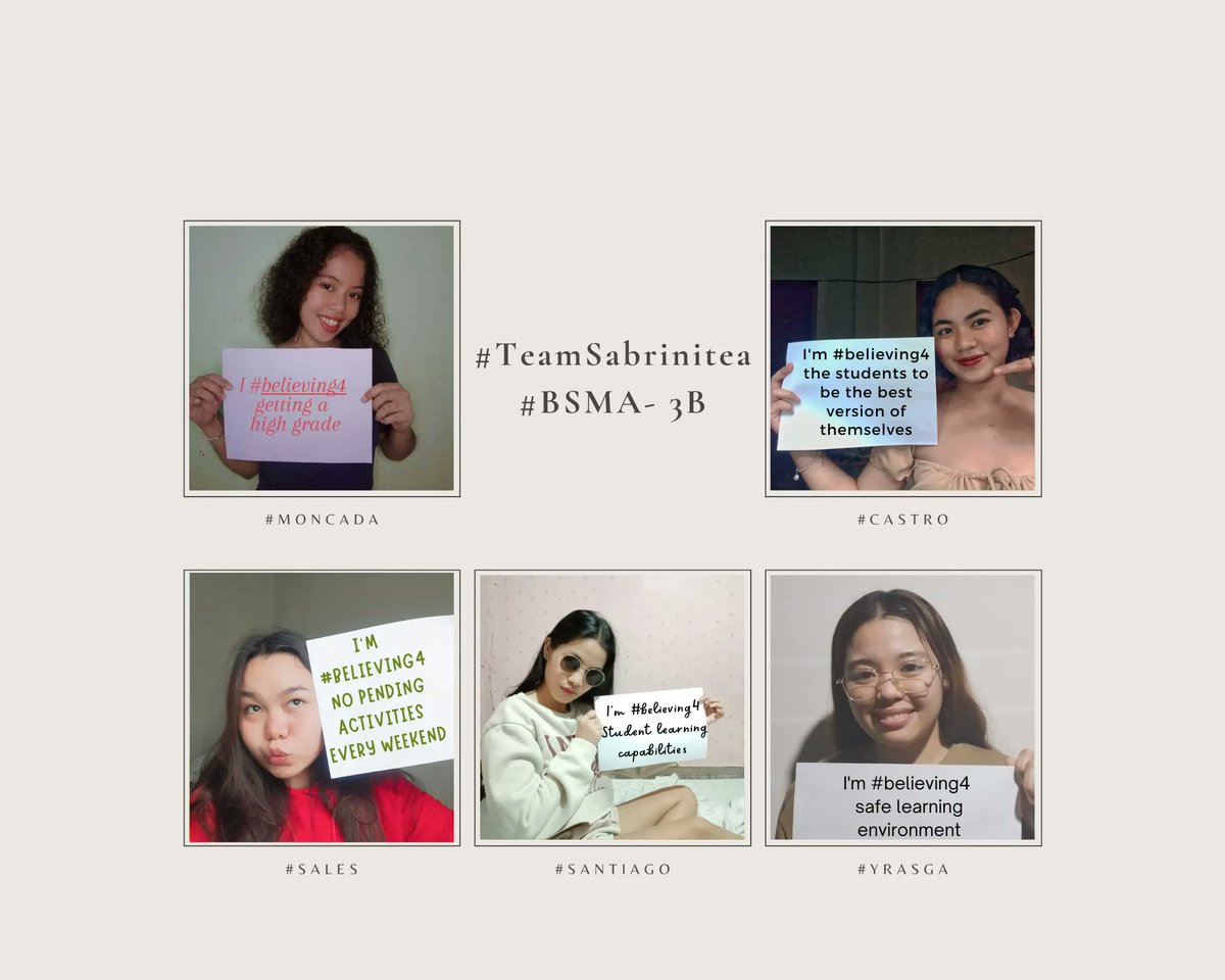 romamaemncd's tweet photo. Teamwork is the ability to work together toward a common vision.

T - ogether
E - veryone
A - chieves
M - ore

S•A•B•R•I•N•I•T•E•A

#ManaSci
#Believing
#MA3B https://t.co/rRhUyEhMOk