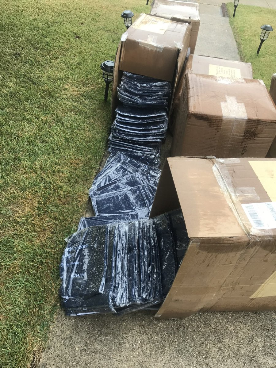 Salt1417's tweet photo. @FedEx is this an acceptable way to deliver merchandise on a rainy day? What the fuck is this bullshit? https://t.co/ay9BLD9koM