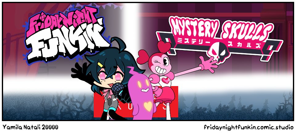 NatailYamila's tweet photo. #fridaynightfunkin #fnfpico #fnfkaity #fnfneobf #fnfgirlfriend #mysteryskulls #lewisfabulous #Shiromoriko #Stylefrostfang #mysteryskullsAnimated #lewisghost #mysteryben #ViviYukino #arthurkingsmen #fnfmod #msamod #ask https://t.co/ilSpKBZtLk