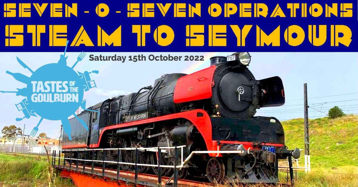 707_operations's tweet photo. Two tours on one weekend! BOOK NOW ! #Tourism #Steam #Melbourne #Heritage #slowrailjourney #Siloart #Victoria @VicGovDoT @VicTrack_Vic @BenCarrollMP @JacintaAllanMP @TaniaMaxwellMP @Steve_Dimo @regionalcities @MelbourneTourV #R707 #travel @bakeonbroadway #Volunteers https://t.co/GkKbW13L9d