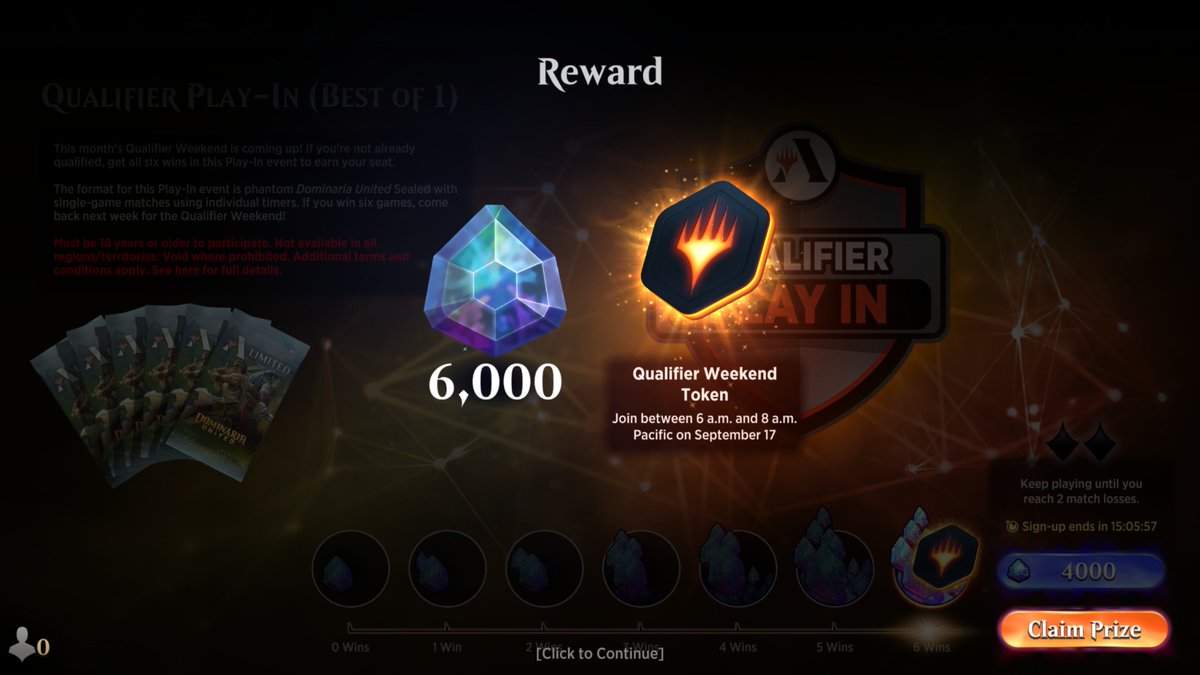 TeamMarieMarie1's tweet photo. Les Maries sont toujours parmi vous. Il aura fallu s'y prendre par 3 fois, 0-2, 3-2 puis 6-0. #MtG #MTGDominaria  #mtgdominariaunited #MTGArena #MTGA https://t.co/DElqt1eWSU