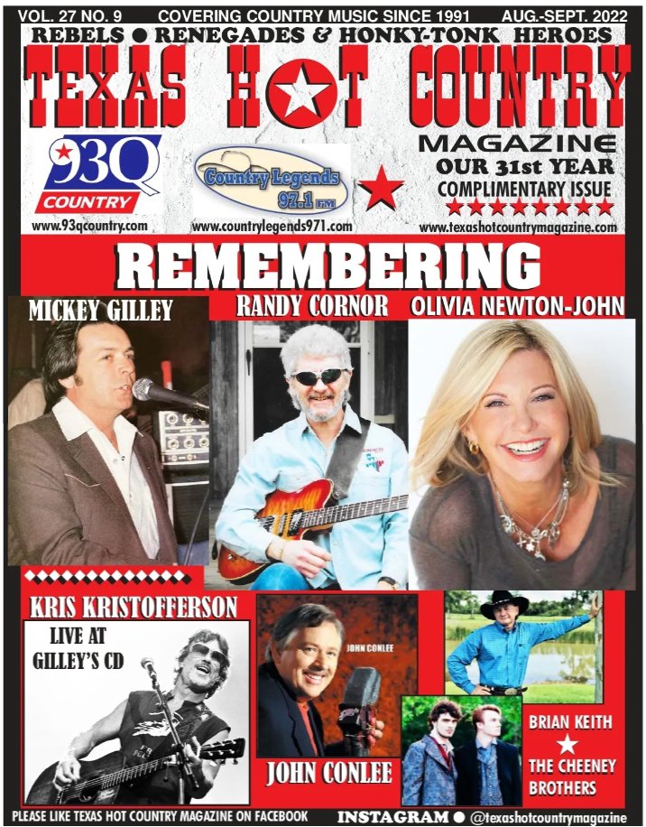 JASONJAMESUSA's tweet photo. TEXAS HOT COUNTRY MAGAZINE !!!
Check The Latest Issue Here....https://t.co/Fnlm3tiVxN
#JasonJames #TexasCountry #TexasMusicScene #Gilleys #KrisKristofferson #JohnConlee #RandyCornor #OliviaNewtonJohn #NashvilleToMemphis #93Q #HoustonMusicScene https://t.co/nIVDdcclmP
