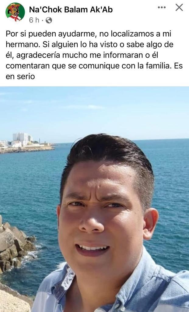 ANewsMX's tweet photo. #Compartir 🔴 | Se solicita su ayuda para localizar a Enrique Ocampo Rodríguez de 37 años de edad; hoy no se presentó a trabajar y sus familiares lo buscan desde ayer viernes 9 de septiembre.  En caso de cualquier información que ayude a dar con su localización 744 1372056 https://t.co/c7d90AnfTK