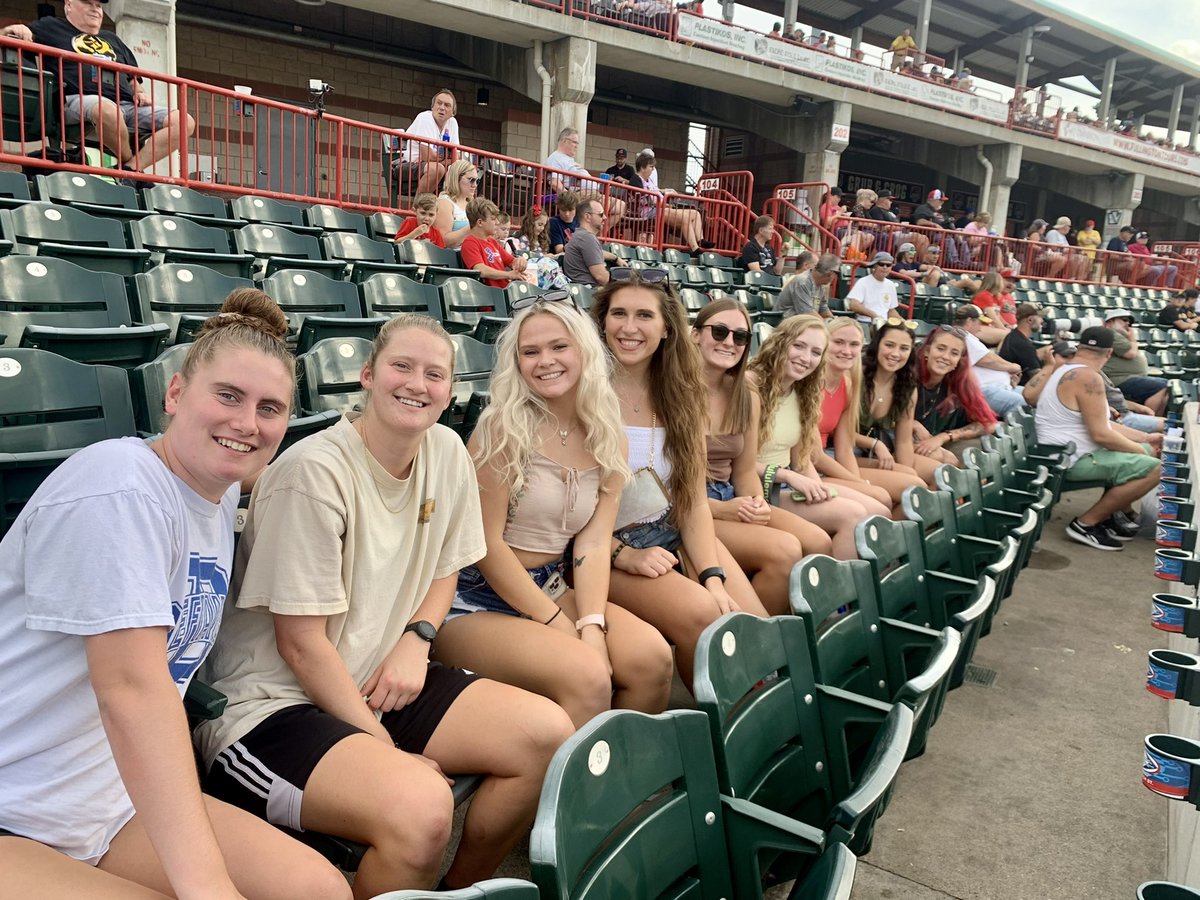 Fun night at the ballpark cheering on the @erieseawolves to top off Week 2 of pre-season