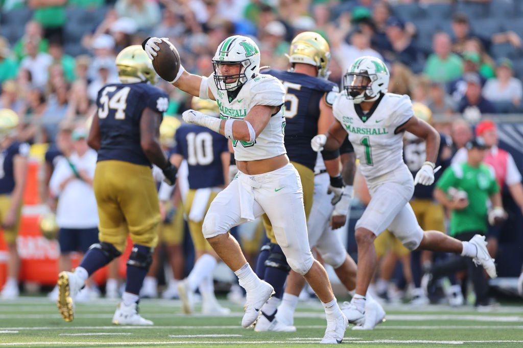Appalachian State's win over No. 6 Texas A&amp;M marks the 2nd upset by the Sun Belt over Top-10 teams today, with Marshall doing so earlier against No. 8 Notre Dame.

The last date on which a single Group of 5 conference logged multiple wins over Top-10 opponents was Sept. 20, 2003.
