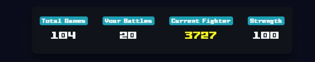 DogeVersus's tweet photo. 100 matches have already been played! People are battling it out on game day release.

What are you waiting for?!

$DvD $CHEWY $KIB #dogecoin #dogechain
#NFT #PlayToEarn #P2E https://t.co/s3F0KTRXaU