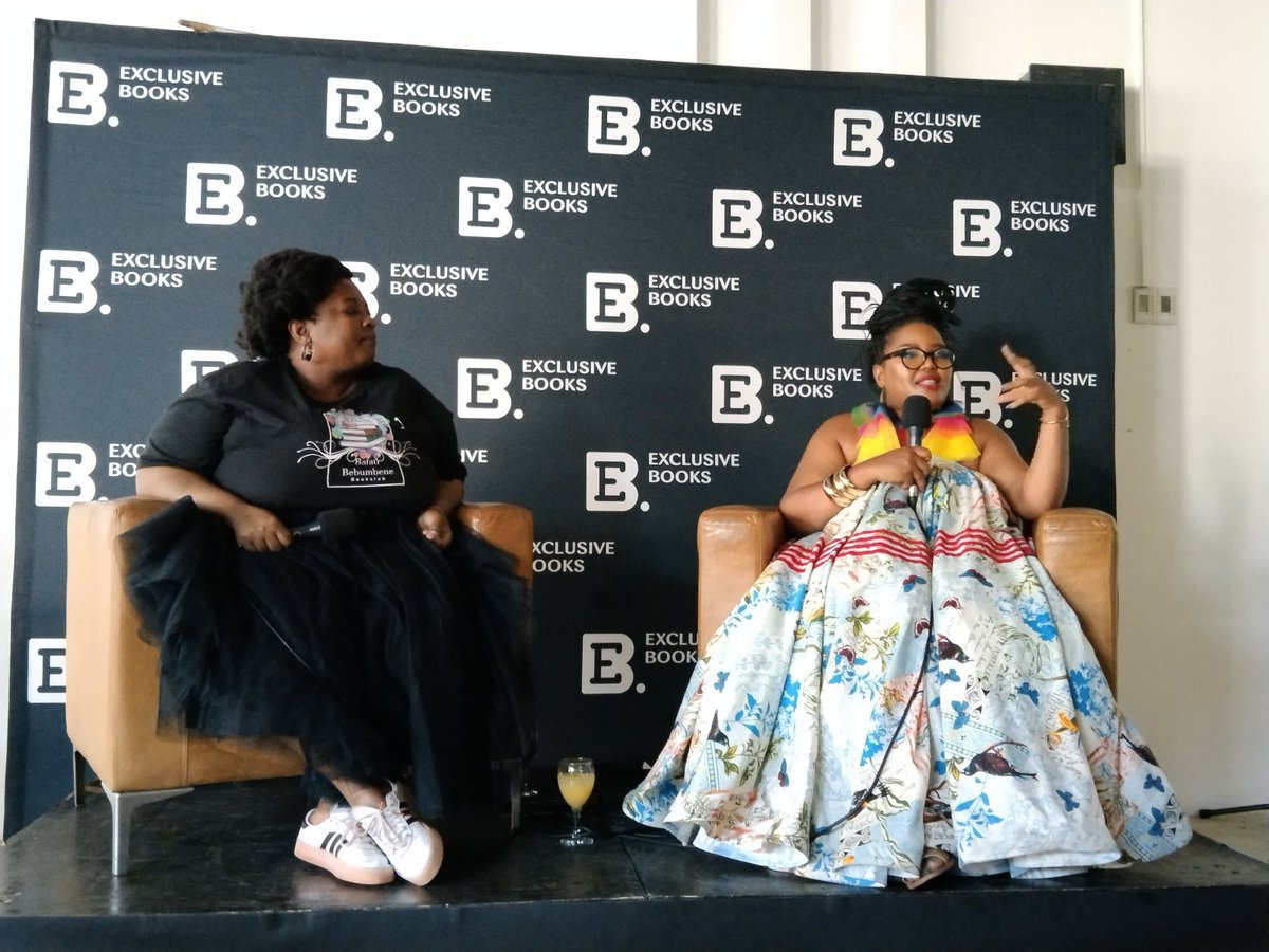 BafatiBebumbene's tweet photo. What a blast we had at the launch of The End by @dududube at @ExclusiveBooks Mall of the South, it was great to interact with the Mbuba wives @khumalo_busie @TakalaniM6 @Ntokozo_Books thank you for gracing us with your presence ❤️ https://t.co/TdKX60qNgy