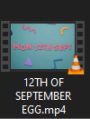 DHMISArchive's tweet photo. The Title for the release date trailer changed from "12TH OF SEPTEMBER EGG" the video also has a new description, I downloaded the video before the title change https://t.co/vGjsFUOZsT