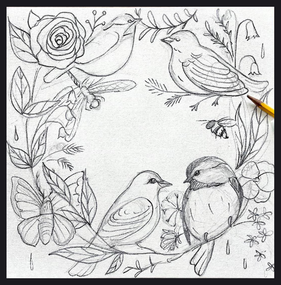 MrsOArtStudio's tweet photo. Found some time to get creative today! Not finished, but love where it's headed. #SaturdayVibes
#createeverday #Art #ArtsEd #Artlovers #painting #artistsontwitter #arttherapy #ilovebirds https://t.co/rJdhcYODu1