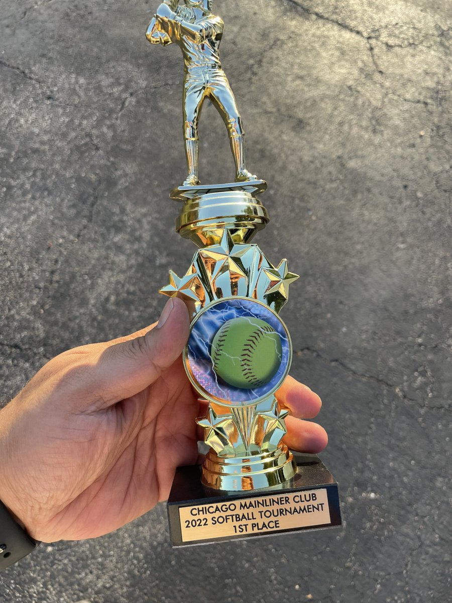 Got to play alongside the ORD CG team today in the Mainliner Softball Tournament and bring home a championship!!!!!! <a href="/OmarIdris707/">Omar Idris</a> <a href="/FoxMikeFoxORD/">Michael Fox</a> <a href="/HermesPinedaUA/">Hermes Pineda</a> <a href="/ORD_Och/">Christopher Ochal</a>