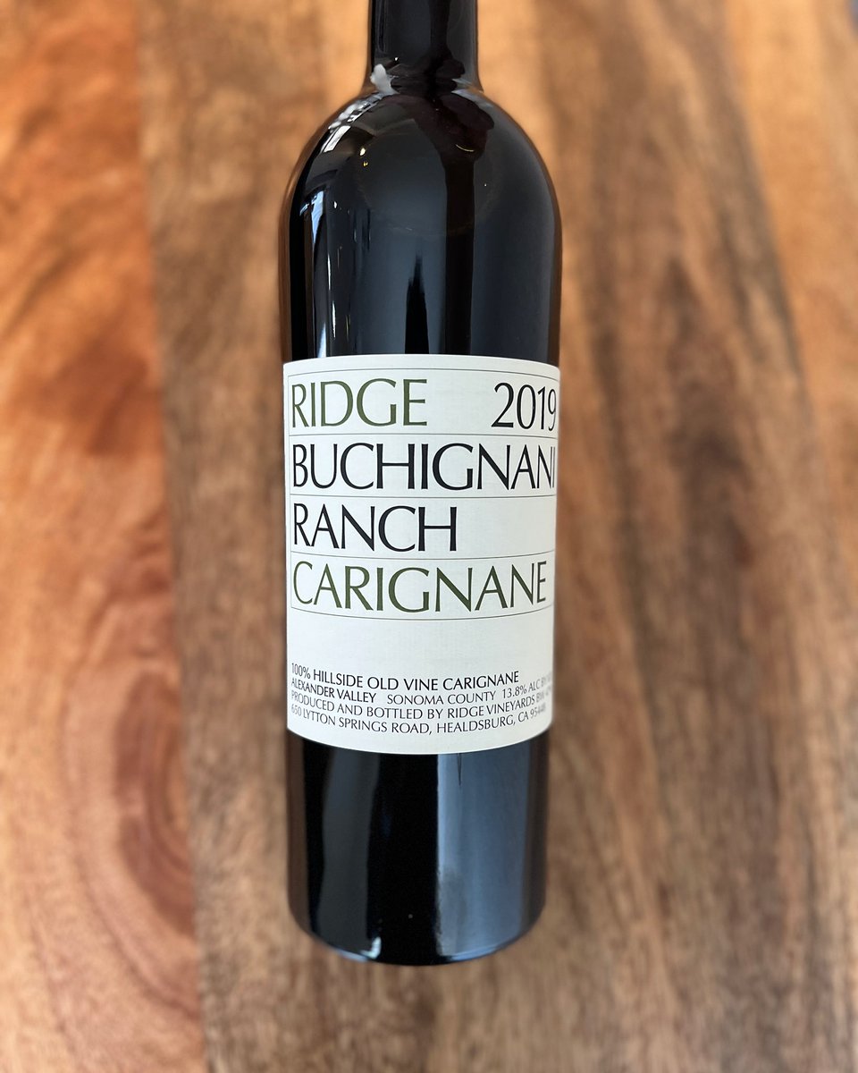 LazySomm's tweet photo. 2019 Ridge Buchignani Ranch Carignane. 100% carignane from Hillside. 
カリニャン100%はあまり見ないですね。珍しい。

#ridgevineyards #buchignaniranch #carignane #californiawine #wine #リッジヴィンヤーズ #カリニャン #ワイン https://t.co/sKw8IT5MT2