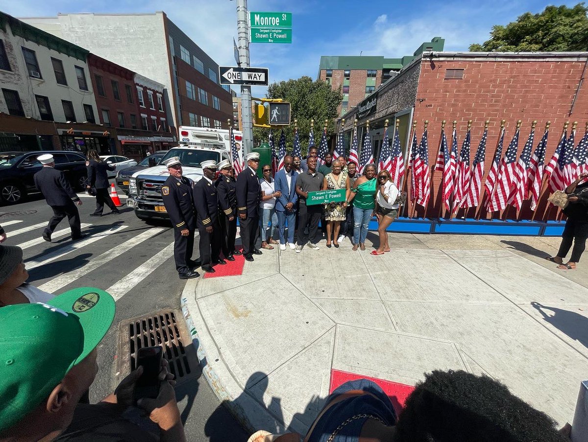 FDNY on Twitter "Today, the FDNY held a street naming ceremony in