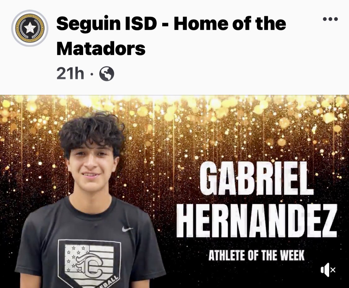 🚨🚨ATHLETE of THE WEEK🚨🚨
Way To Go 🙌🏼 Seguin Varsity XC Junior, Gabriel Hernandez! 🖤💛🖤