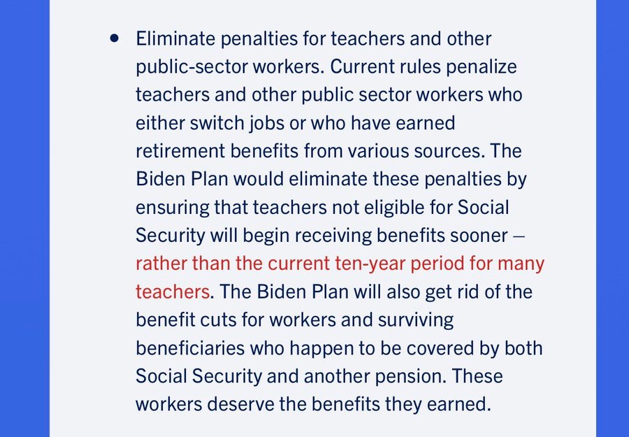 RepealWEP_GPO's tweet photo. @JoeBiden @POTUS you made a campaign promise to repeal the Windfall Elimination Provision and GPO. HR 82 is a bipartisan bill. Please support this bill and it’s companion bill S.1302. Let’s get this done! https://t.co/M103HMtPj8