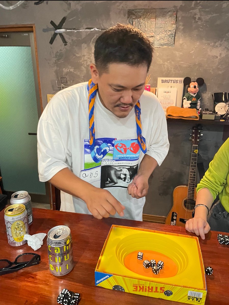 the___PRACTICE's tweet photo. 昨夜も最高ナイツでした🎲 🎲 🎲#applebutterstore #bagism #strike #563 #444 https://t.co/F0w72MS4eV