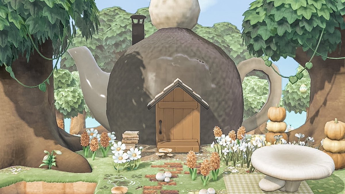 Maryforsythia's tweet photo. Teacup cottage #Acnhmod ✨WIP ✨

I might just dedicated myself into making fairytale cottages from now on 🙈🧡 I’m having way too much fun 

#acnhmods #acnh #acnhmod
#acnhmodding #acnhdesign #acnhdesigns https://t.co/Nn1JAt0RNV