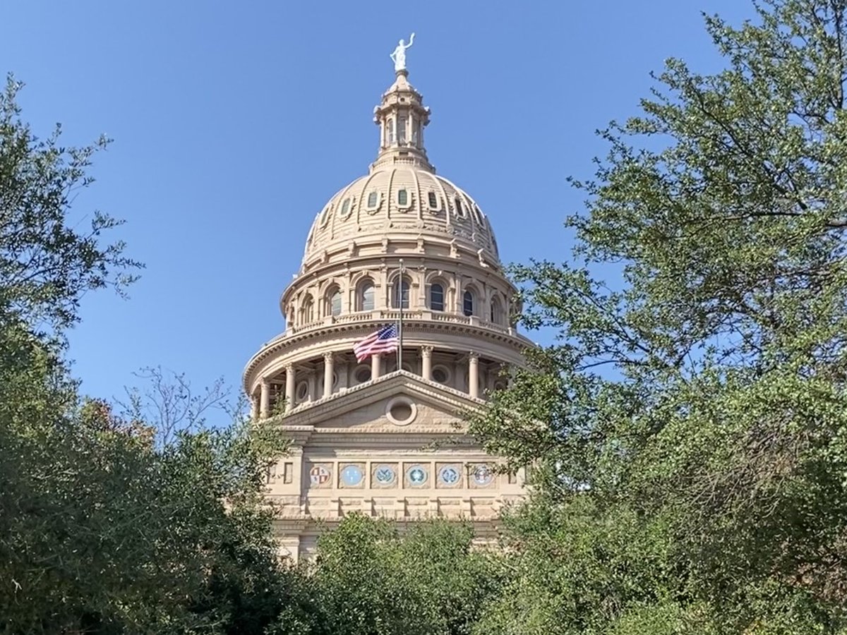 In Austin at the ASBMR. I was quite moved to see the US flag at half staff/mast over the Texas State Capitol.