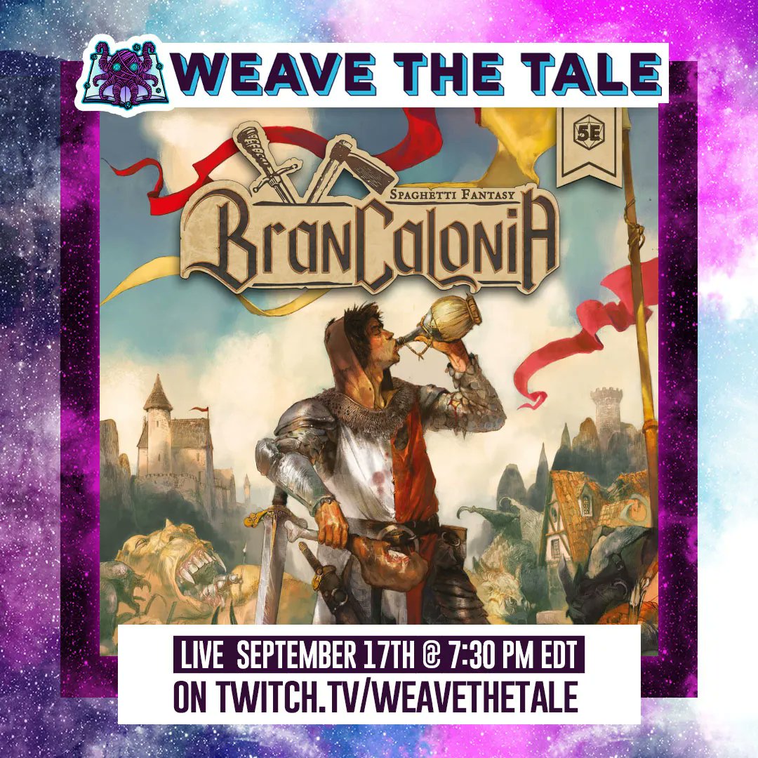PennyforaTale's tweet photo. ⚔️ Brush up on your roguish charm, cause we're playing #Brancolonia by @Acheron_Books during #HypeWeek! On Saturday 9/17 @ 7:30PM EST, @mitchsbustillos will lead a party through a thrilling spaghetti-fantasy adventure!

Mark your calendars now! https://t.co/JQ0Ndmuvui
#ttrpg https://t.co/iu0iHV3Lk1