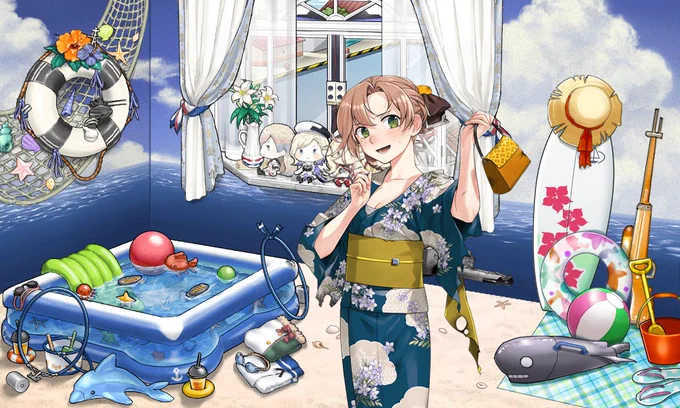 秋雲先生!自分でエロ同人のモデルっすか 