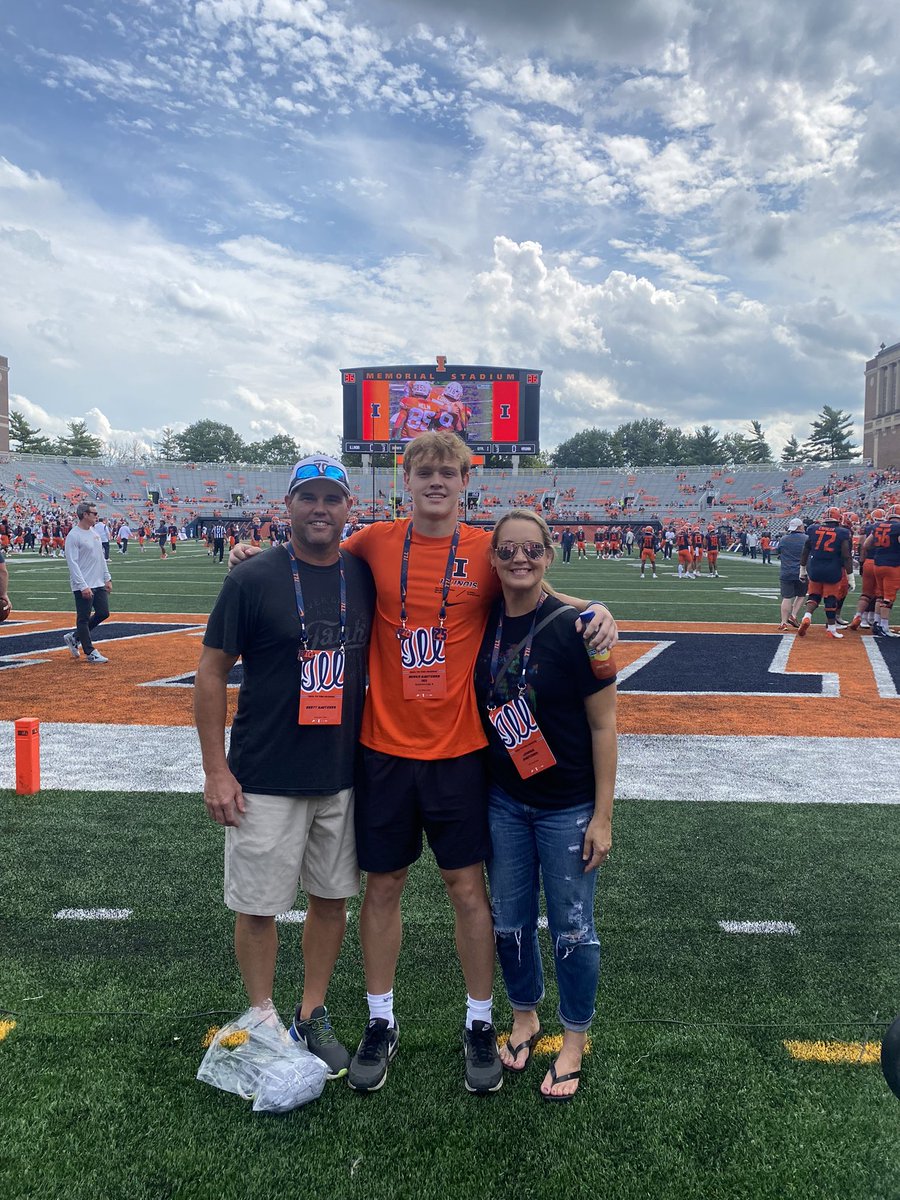 Thank you <a href="/coachPatRyan/">Pat Ryan</a> and <a href="/IlliniFootball/">Illinois Football</a> for the game day invite! Great win! <a href="/SycoFootball/">SHS Football</a> <a href="/dc_preps/">DailyChronicle Preps - Shaw Local</a> <a href="/EDGYTIM/">Timothy “EDGYTIM” OHalloran</a> <a href="/PrepRedzoneIL/">Prep Redzone Illinois</a> <a href="/FNDrive/">Friday Night Drive - Shaw Local</a>