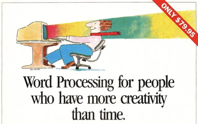 a good  80s + 90s PC World magazine illustrations 