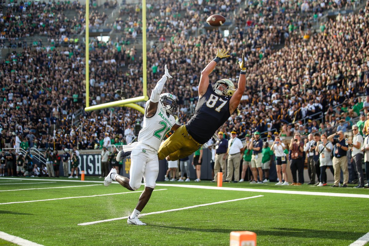 Shots from <a href="/HerdFB/">Marshall Football</a>'s upset over No. 8 Notre Dame posted at bit.ly/3TZA2wP