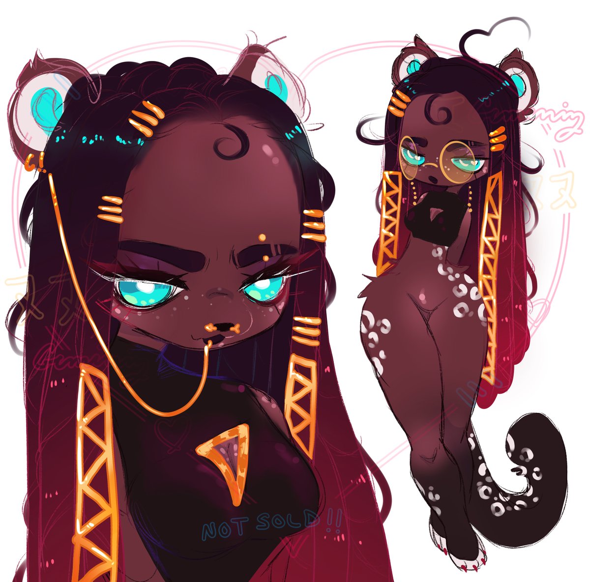 geminifuzz's tweet photo. She is up for bids! offers above 30 <3 #furryartist https://t.co/ABGY8SL57p