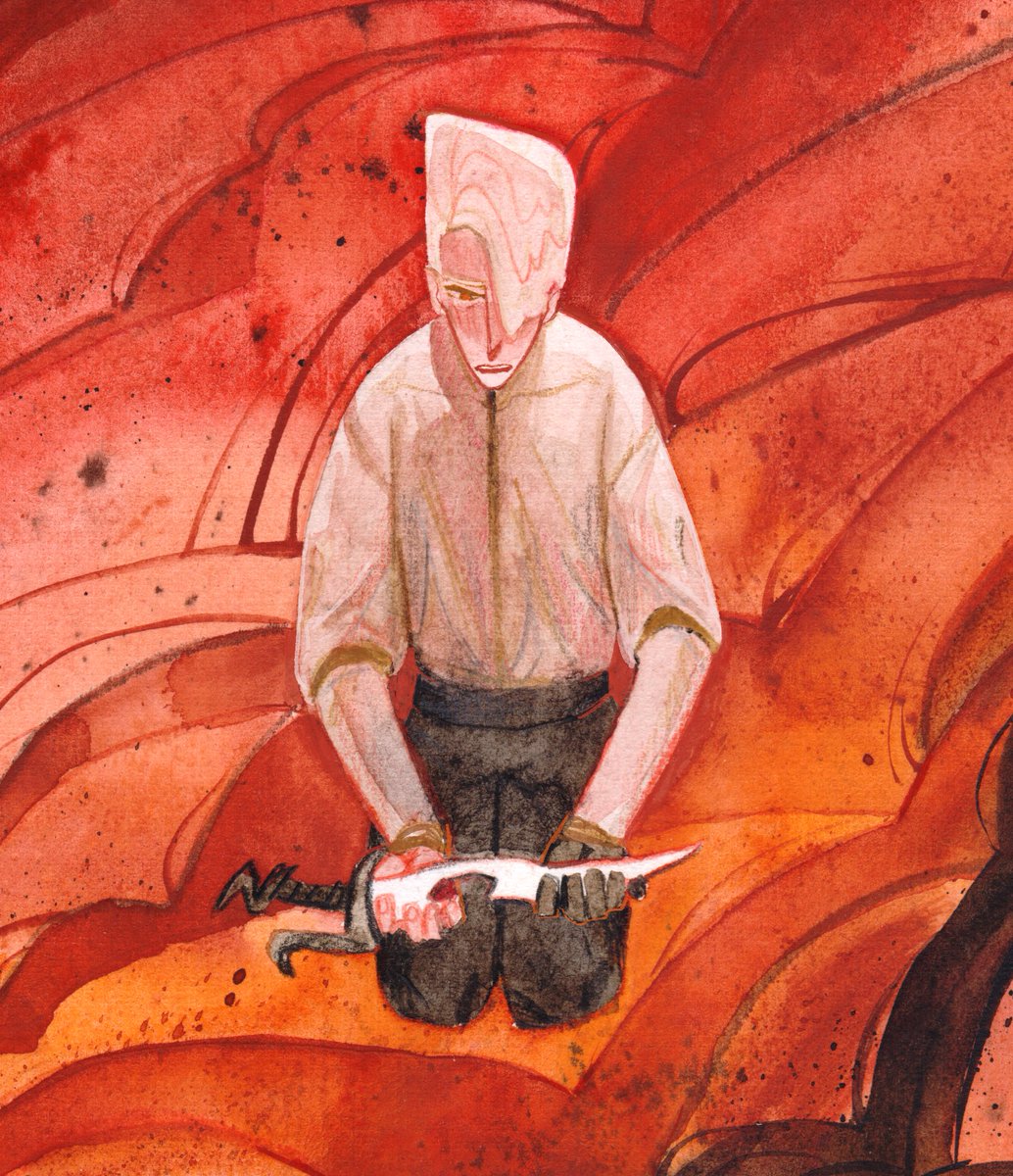 акварельно-карандашный Шин для души 🤲🤲🤲