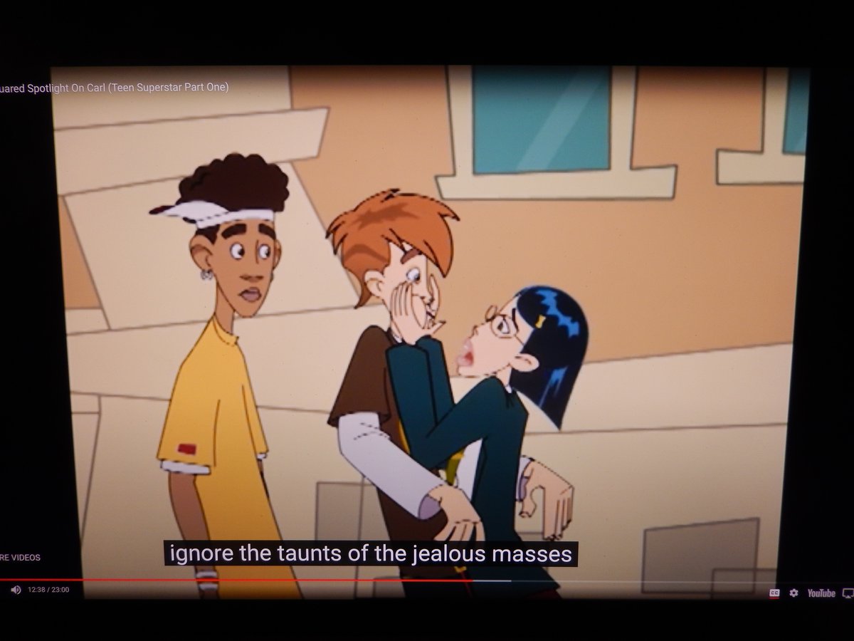 GregBruhl3's tweet photo. Lorna Lookman: "Ignore the taunts of the jealous masses"
from Carl 2 (Carl Squared)
in Spotlight on Carl (Teen Superstar Part 1)
#Teletoon
#CarlSquared
#Carl2 https://t.co/5vIz4fjhGw