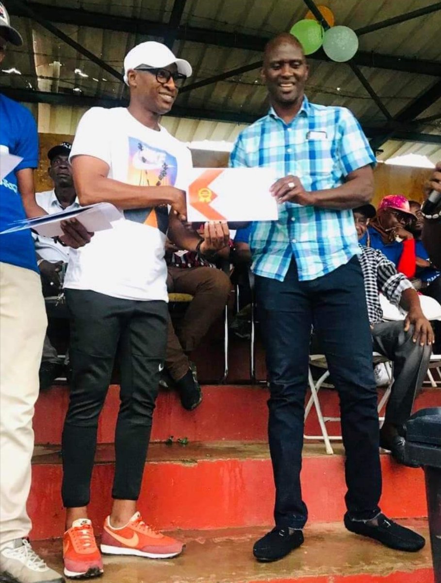 SadibouForGFF's tweet photo. Today, I braved the rains to join football fans in Manjai to watch the community’s Super Cup Final. 
Congratulations to Star-Light and commensurations to Nema Jola-Kunda. That was a great final.
I want to also commend the Manjai Sports Committee for putting up a great organizatio https://t.co/3FGWmEusUg