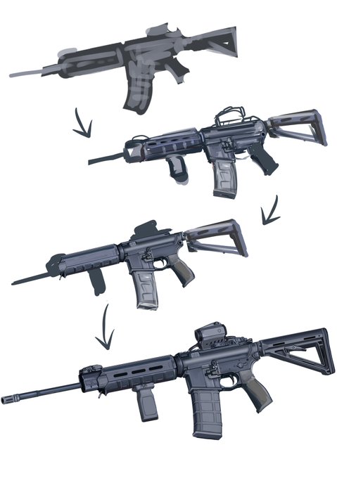 「m4 carbine scope」 illustration images(Latest)