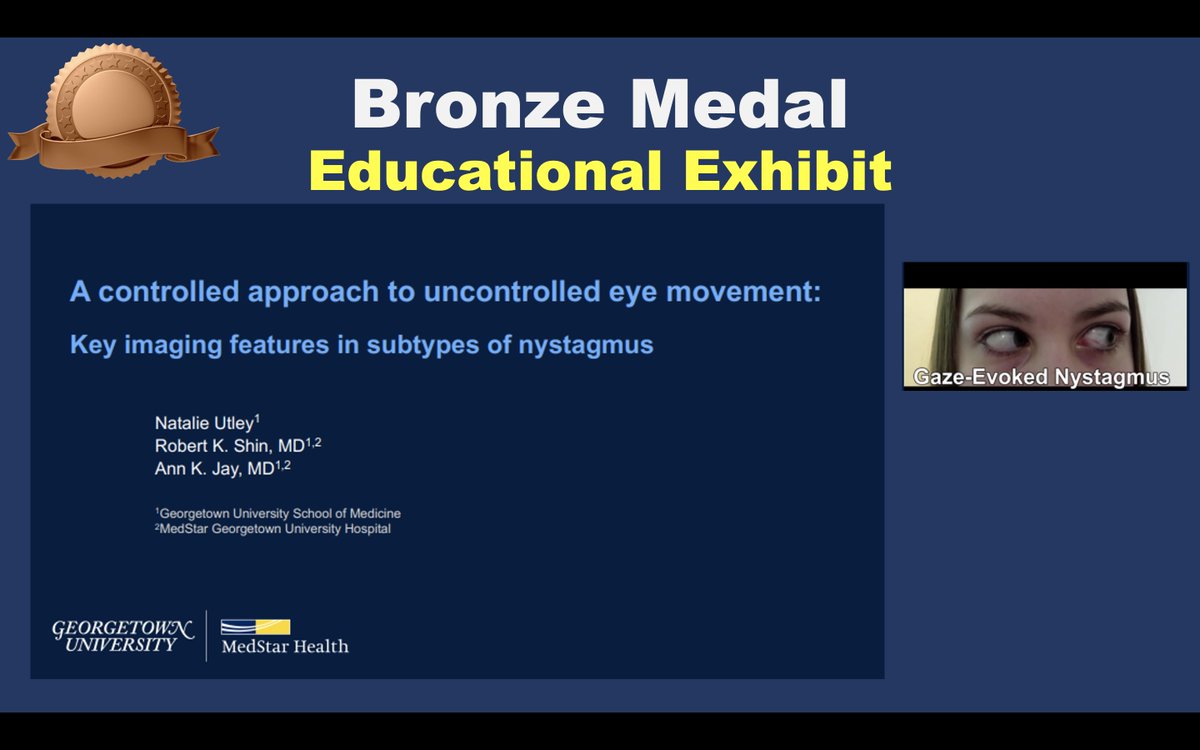 Congratulations to Drs. Utley, Shin, & @AnnJayMD1 for the #ASHNR22 Bronze Medal Educational Exhibit!