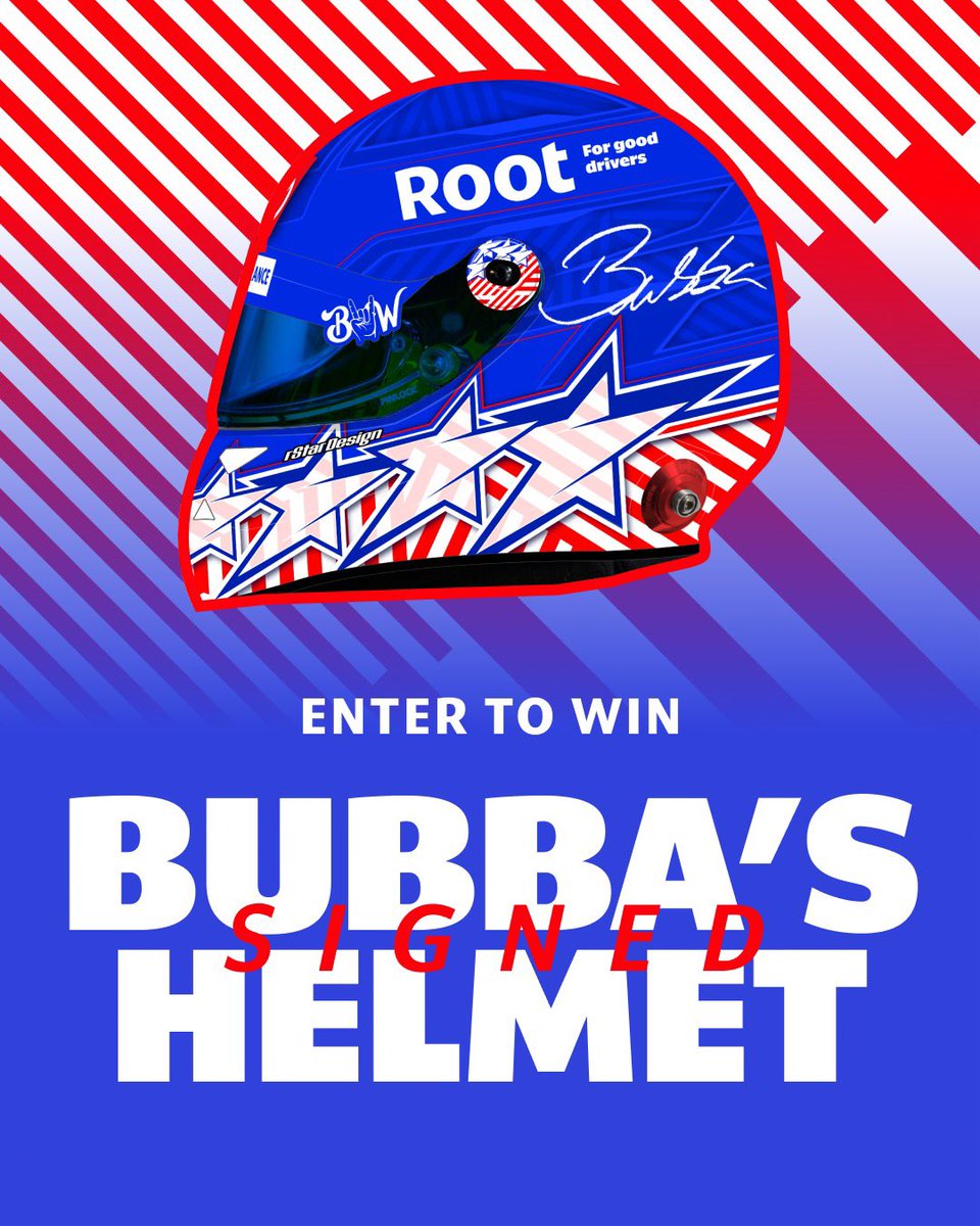 RootInsurance's tweet photo. Weโre giving away the @RootInsurance x @BubbaWallace Race Day helmet! Enter to win by signing up today. Winner will be notified via email. Void where proh. No purch nec. Ends 9/13 Rules+Enter:
https://t.co/kzAId43JBx
@bubbawallace @23xiracing
#RootForGoodDrivers #RootForBubba https://t.co/FiwkeAeh3T