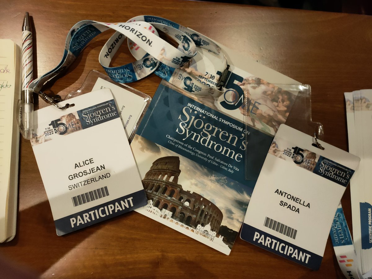 sjogrenCH's tweet photo. Alice et Antonella, du Comité, étaient au 15ème Symposium international du #Sjögren à Rome cette semaine pour écouter les conférences médicales https://t.co/iE6WIGliWD