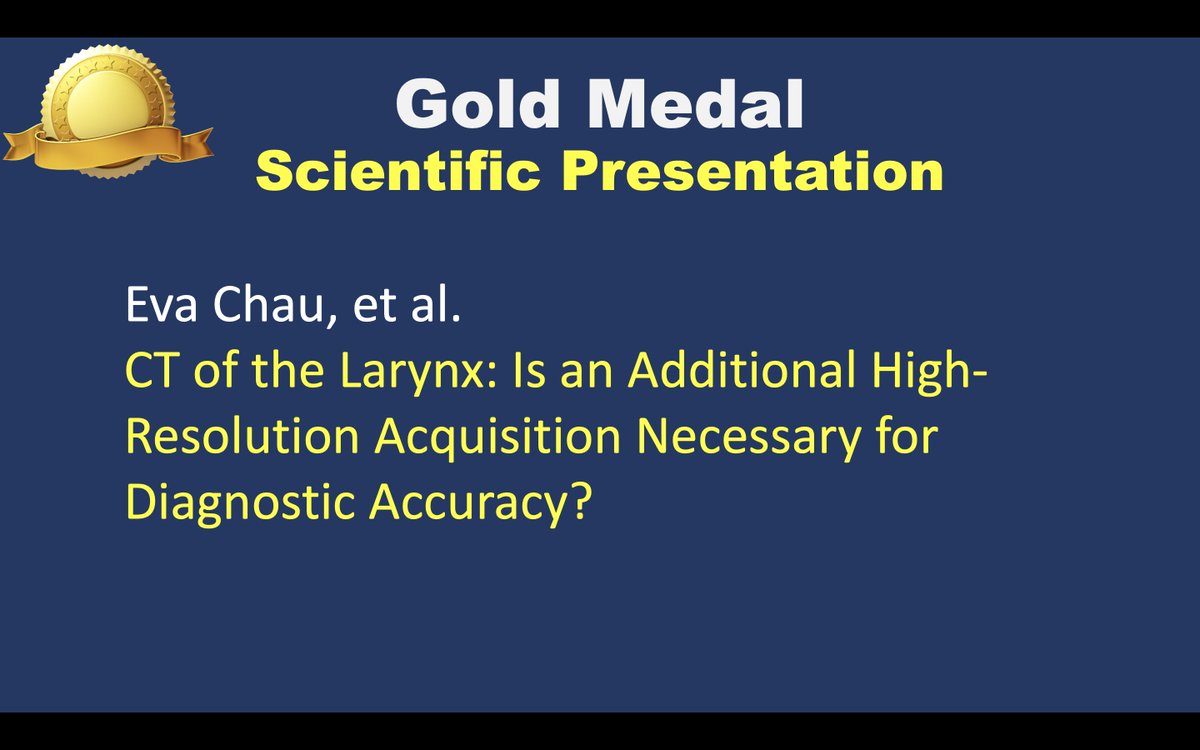And last, but not least, big congratulations to our #ASHNR22 Gold Medal Scientific Presentation winner Eva Chau!