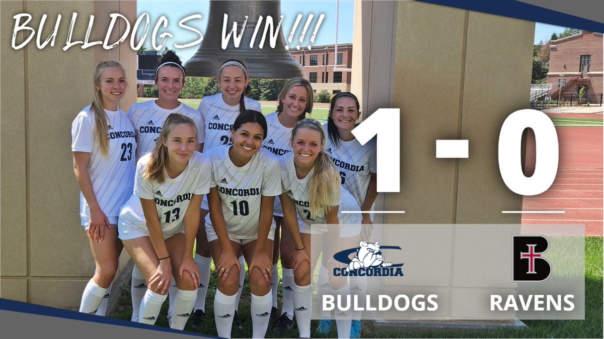 Concordia Bulldogs (@cunebulldogs) on Twitter photo β½ | FINAL: <a href="/CUNEWSoccer/">CUNE Women's Soccer</a> 1, (25) Benedictine 0 (Atchison, KS). #RTB! π
CUNE (4-0) has defeated Benedictine for the first time in program history.
Goal: Garner (58') | Ward: 5 saves (shutout). β½ | FINAL: <a href="/CUNEWSoccer/">CUNE Women's Soccer</a> 1, (25) Benedictine 0 (Atchison, KS). #RTB! π
CUNE (4-0) has defeated Benedictine for the first time in program history.
Goal: Garner (58') | Ward: 5 saves (shutout).