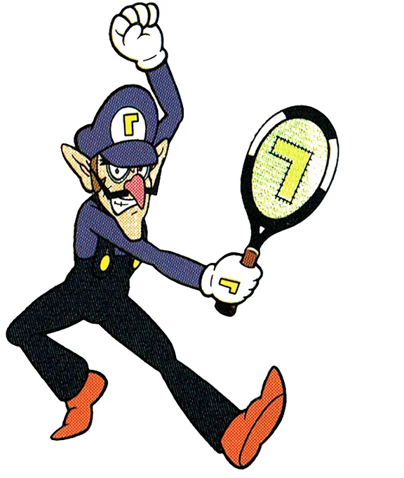 I like how the art for Mario Tennis GBC has Luigi looking taller (or at a similar height idk) then Waluigi 