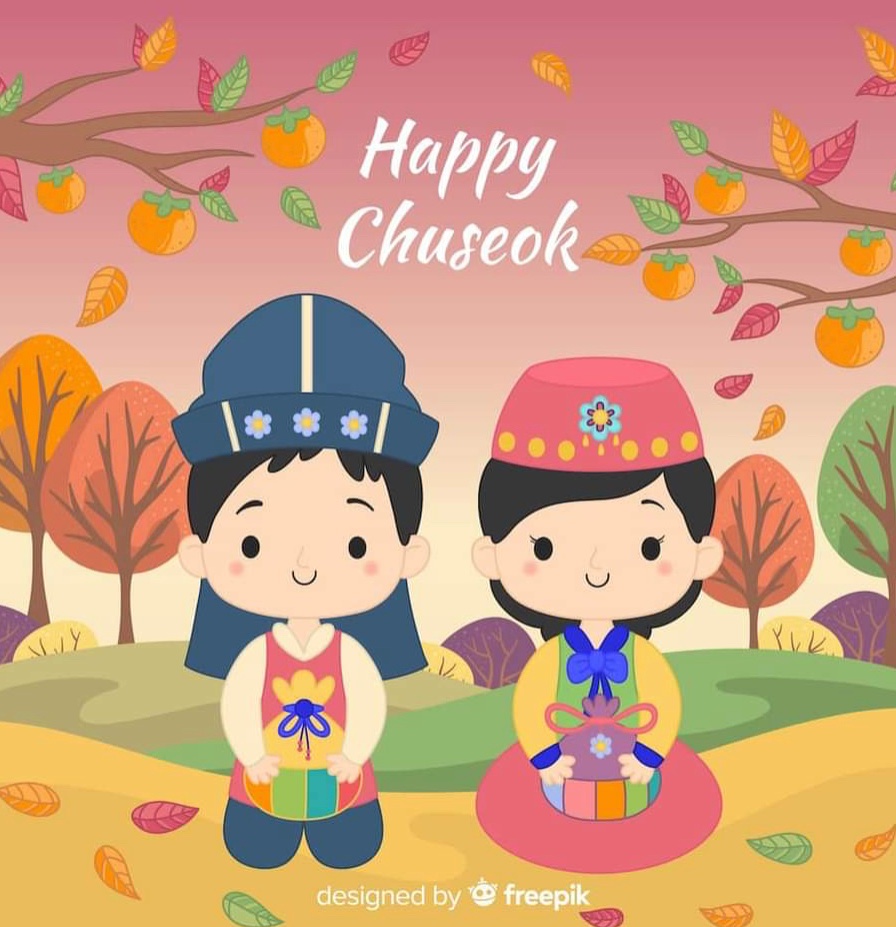 #HappyChuseok I was asking people in Korean class today when it was.  Surprise - it is today!
