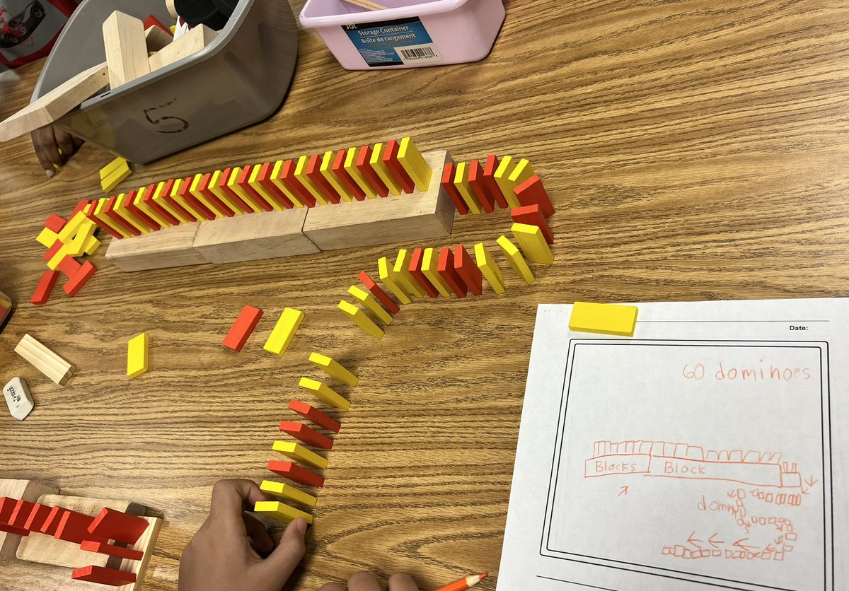 ekuwah's tweet photo. I โค๏ธ watching students bring their design plans to life! Circulating through the room as they test, improve, and reflect through written reflections are my favorite parts of each day!
#ElementaryEngineering #EDP #STEM https://t.co/rasDSdS6NC