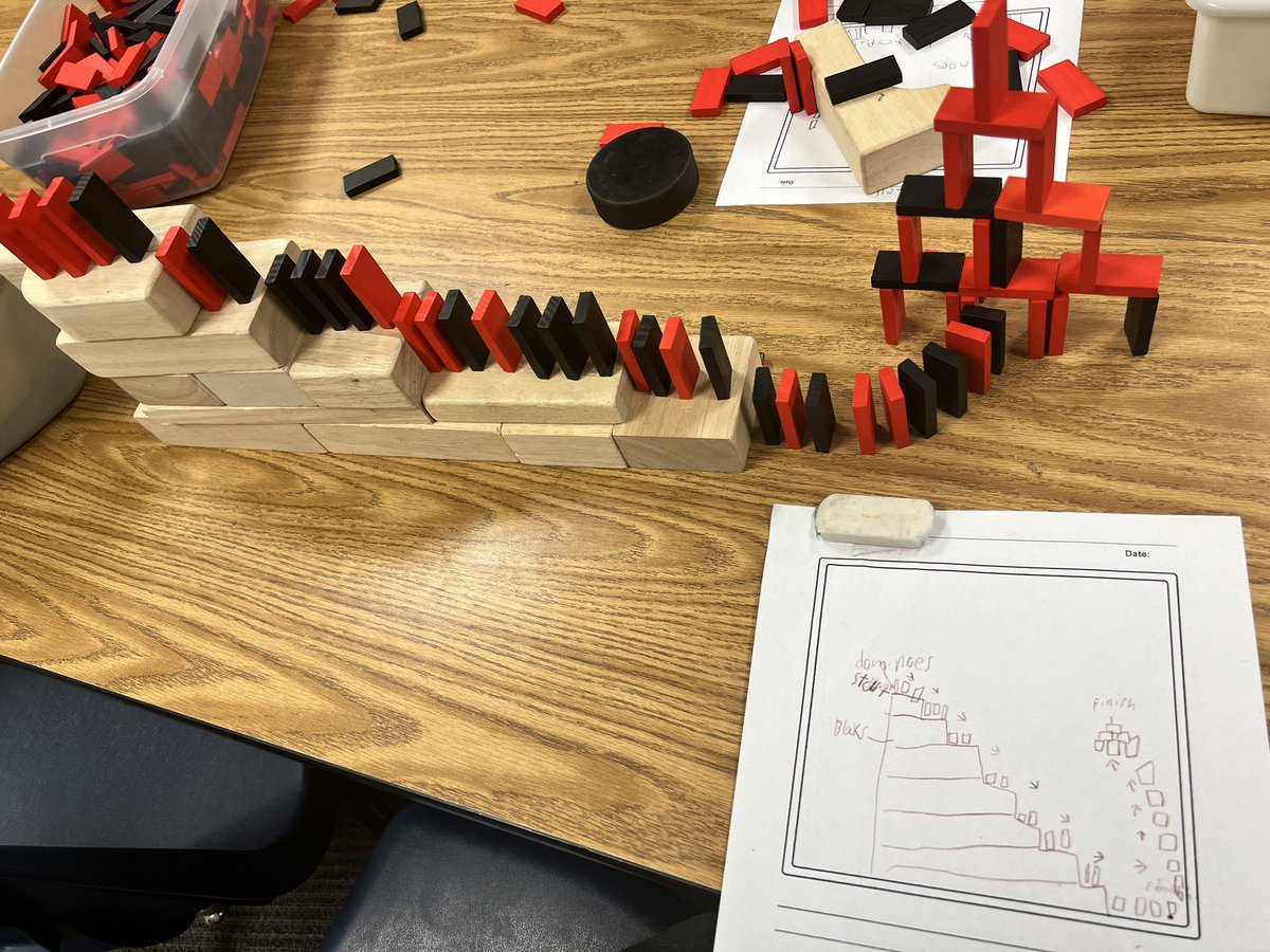 ekuwah's tweet photo. I โค๏ธ watching students bring their design plans to life! Circulating through the room as they test, improve, and reflect through written reflections are my favorite parts of each day!
#ElementaryEngineering #EDP #STEM https://t.co/rasDSdS6NC