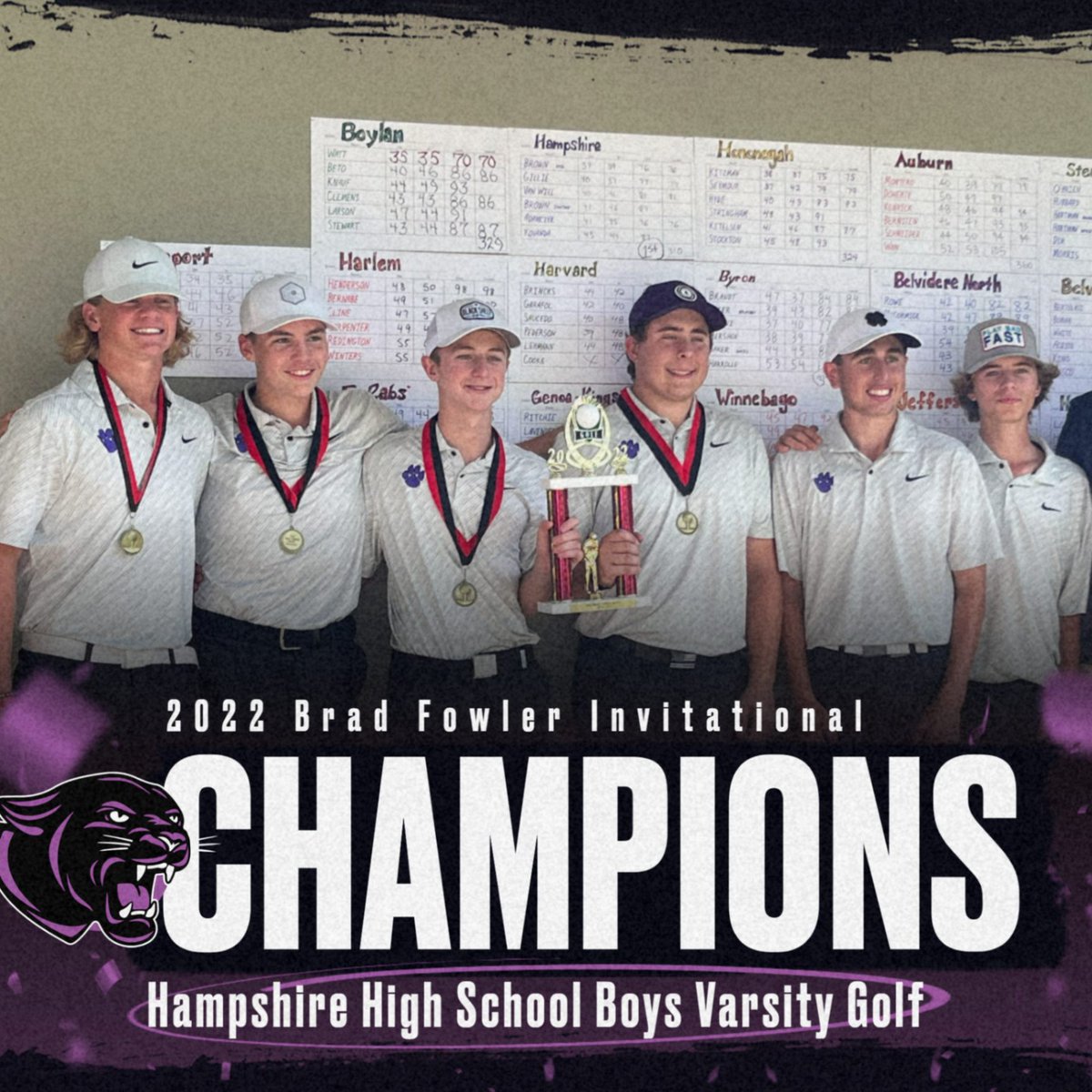 HampshireWhipp1's tweet photo. Boys Varsity Golf wins the 2022 Brad Fowler Invitational! https://t.co/sRuPCU05Tr