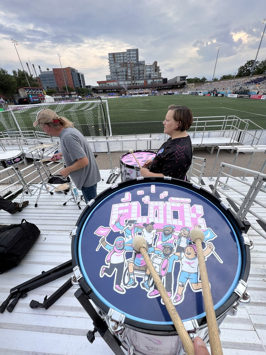 zlaka_84's tweet photo. Time to get EXTRA loud tonight for @ForwardMSNFC in the @fwdflock Drum section making some extra loud noise with some added 1961 car break pads from @NorthwoodsDan !! #UpTheGos #LetsGetLoud #BreakPads #FlockEnd https://t.co/J45ZH4nwjr