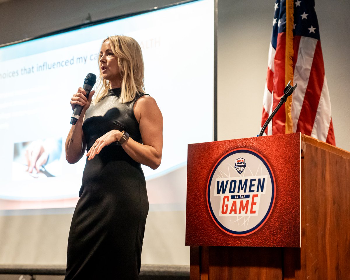 USABYouth's tweet image. &quot;One thing that I have experienced being a woman in the sports industry is that they want to hear your opinion. They put you in this position for a reason, so let your voice be heard.&quot; - @Ms_AomoriLynn 

📍 Las Vegas Women in the Game Conference