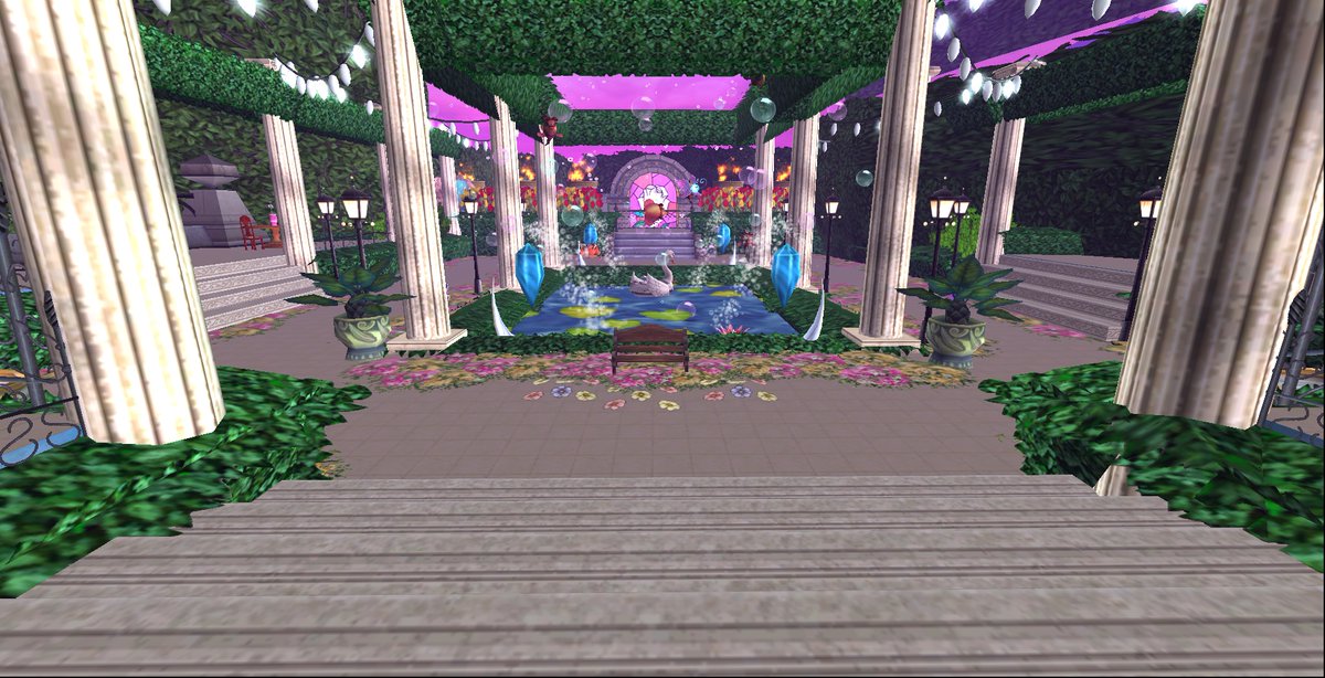 w101emily's tweet image. 🌹Introducing my newly revamped Botanical Gardens castle, Aphrodite's Chambers! 💗

 🌹Now home to a brand new luxurious bedroom, bathroom, and an updated exterior garden

🌹Visit via castle tours in the magical category