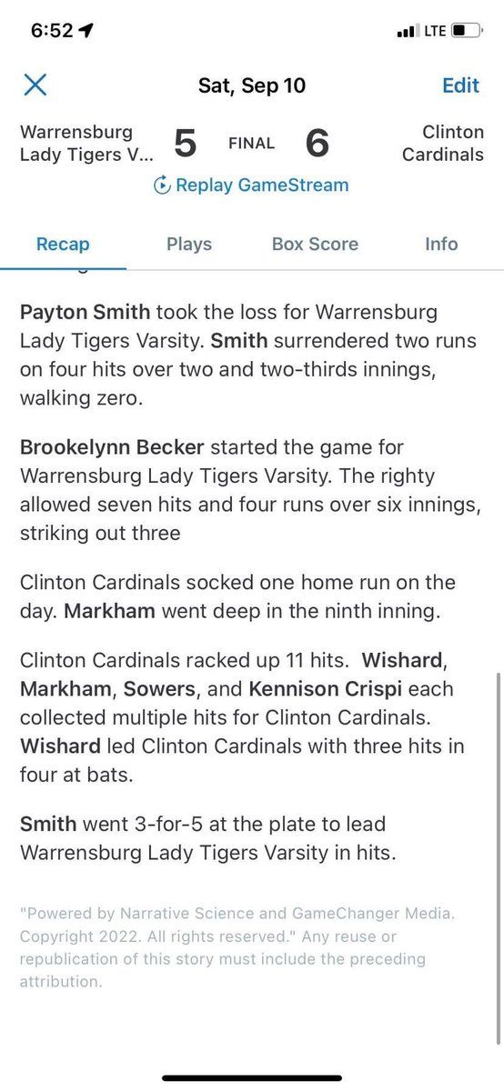 CHSSoftball20's tweet photo. WARRENSBURG TOURNAMENT CHAMPIONS 🏆

#WeNotMe #Together #ClintonAllIn 
🔵🔴🥎🐦 https://t.co/yxvWu705Nx