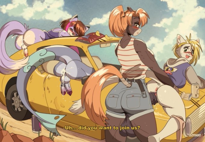 Fembois where never the same after that roadtrip

（〃＾?＾）
Art by @LazysnoutA ( https://t.co/RxumGOxcyC