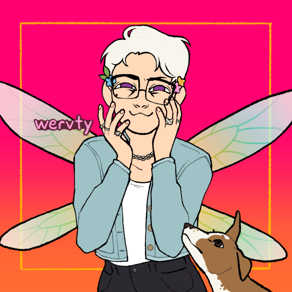 wervty's tweet photo. also heres my somewhat idealized picrew self https://t.co/nIVkIDjpmv https://t.co/lrJ0keY7su