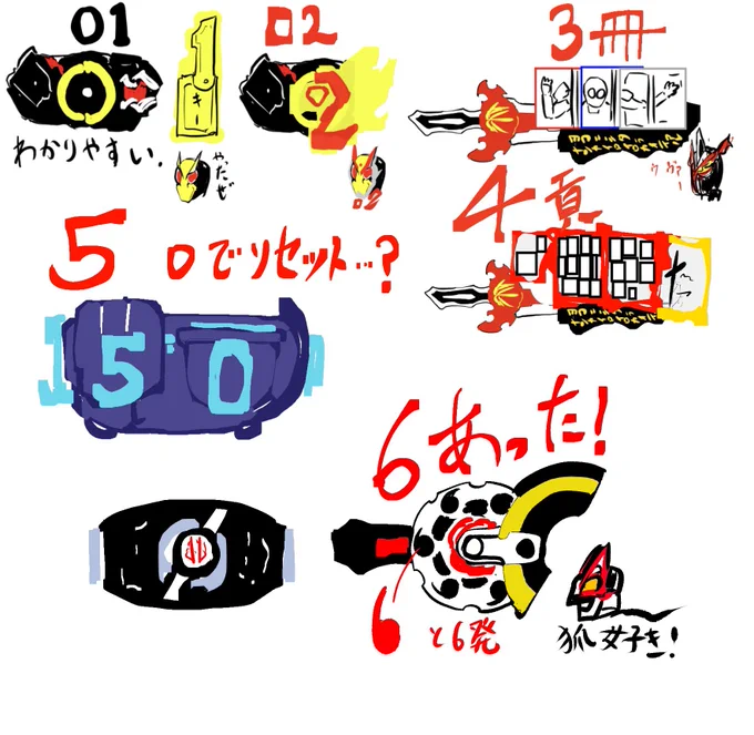 リバイスは明らか50が書いてあったけど今年もベルトのカウントアップあった#nitiasa  #仮面ライダーギーツ 